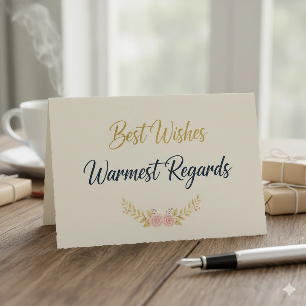 best wishes warmest regards