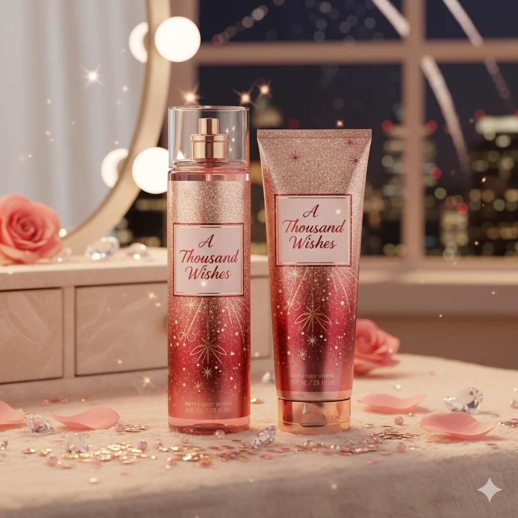 bath and body works a thousand wishes