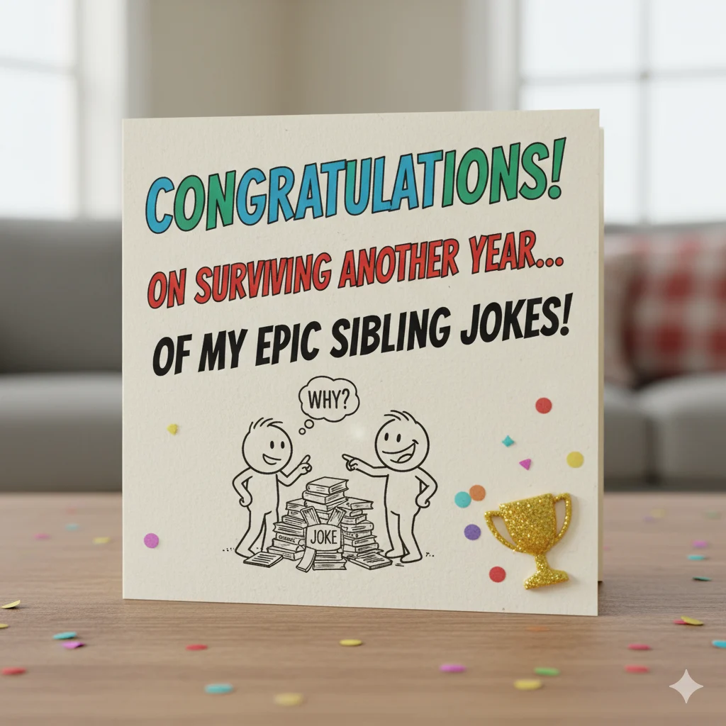 funny birthday wishes for brother