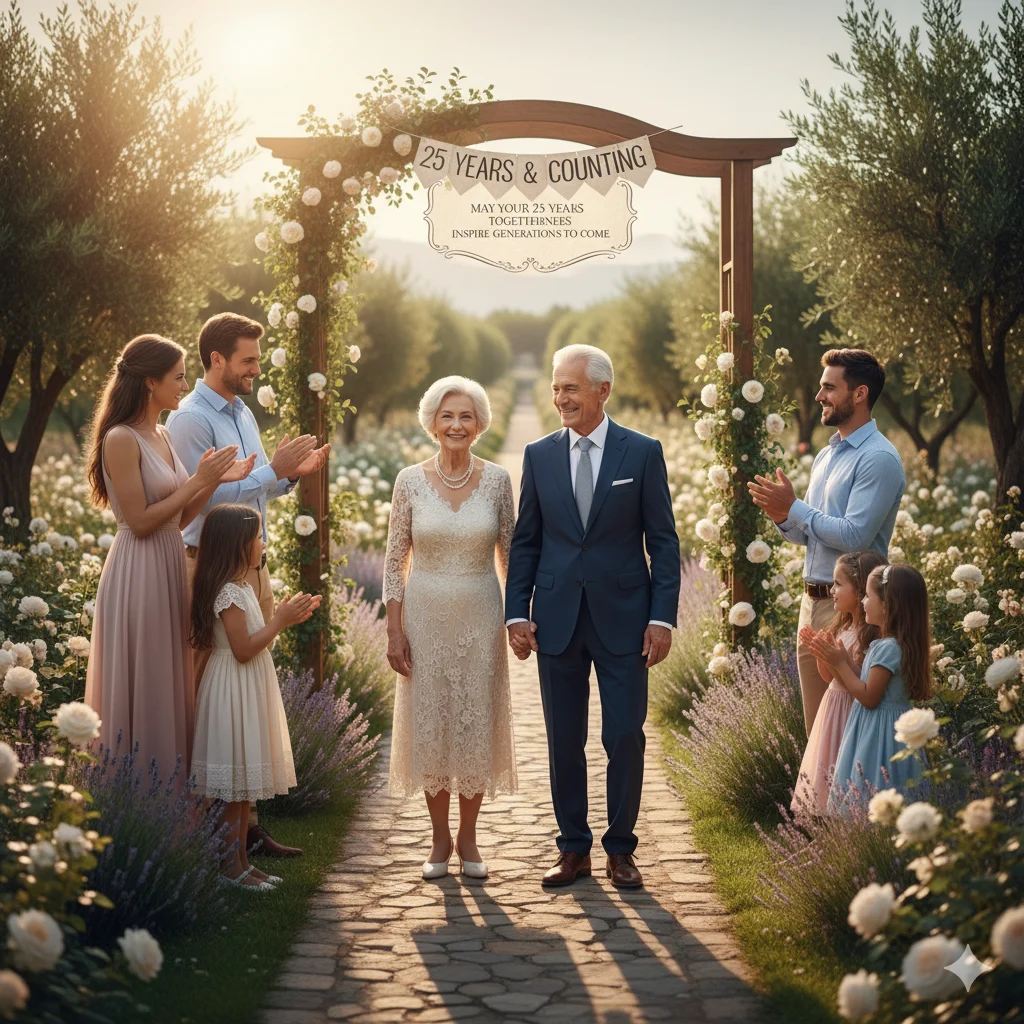 25th anniversary wishes