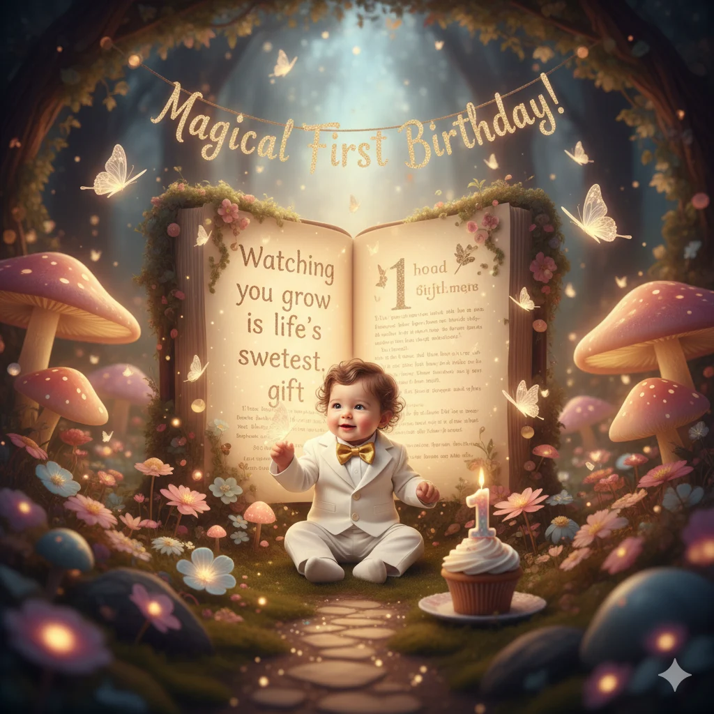 first birthday wishes for boy
