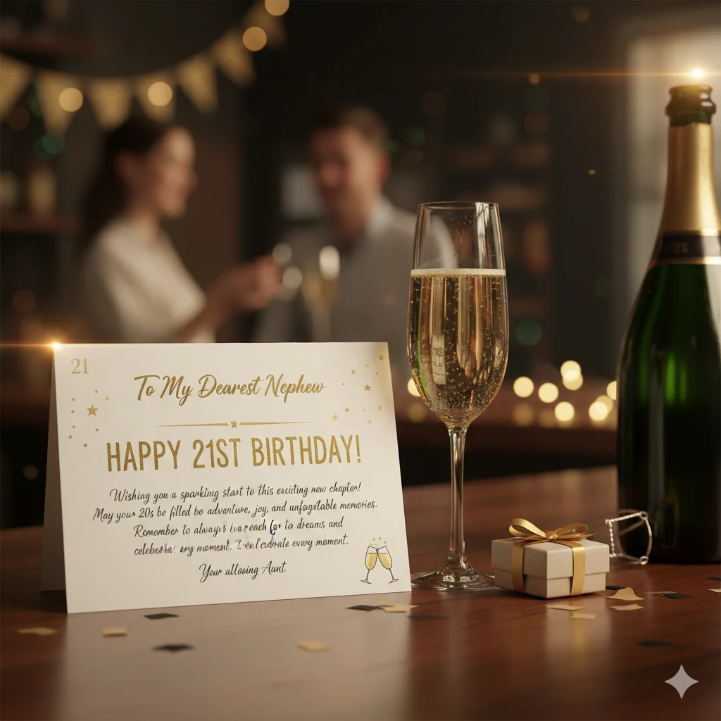 touching birthday wishes for nephew from aunt