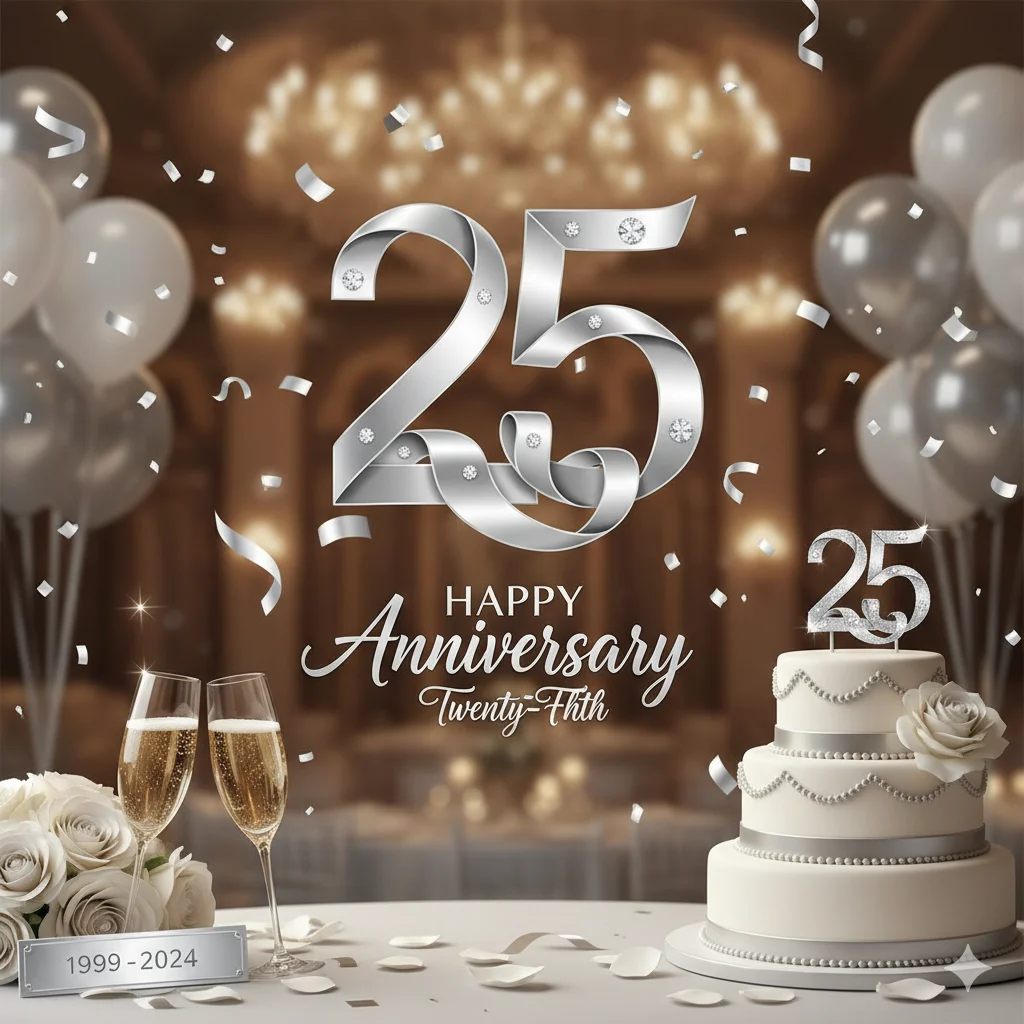 25th anniversary wishes