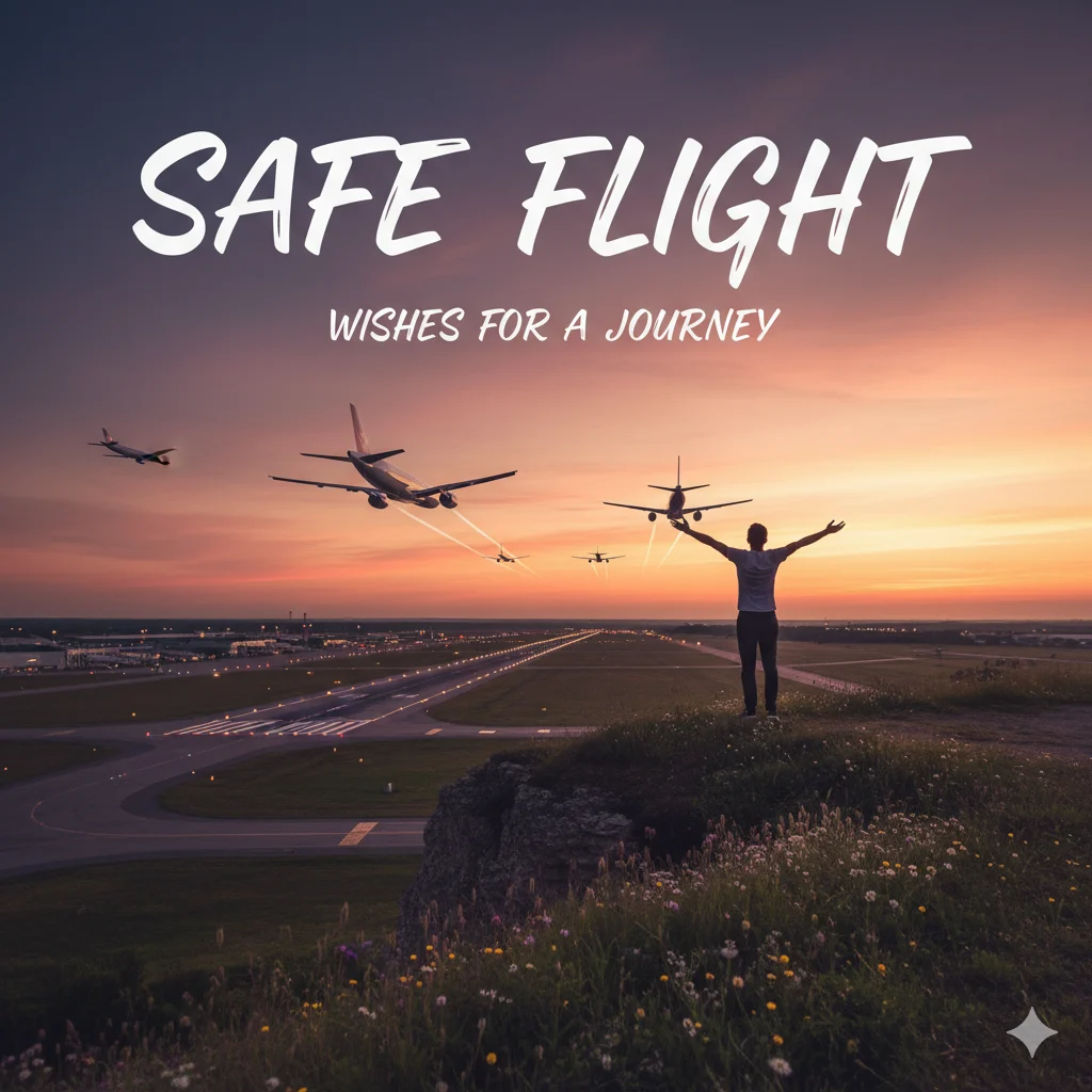 safe flight wishes