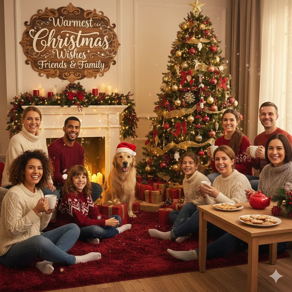 friends family christmas wishes