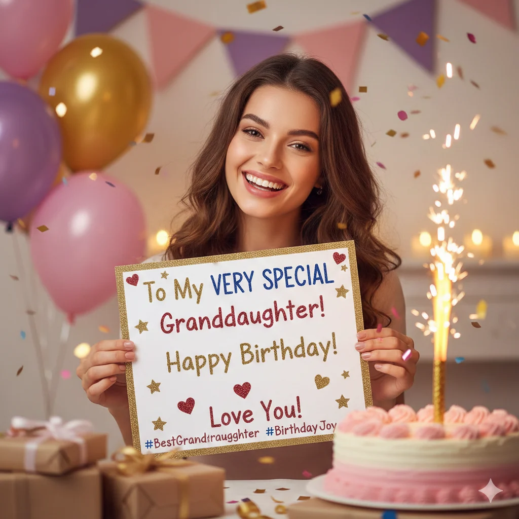 very special granddaughter birthday wishes for facebook