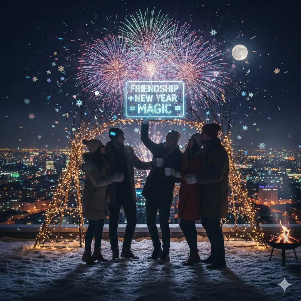 new years wishes to friends