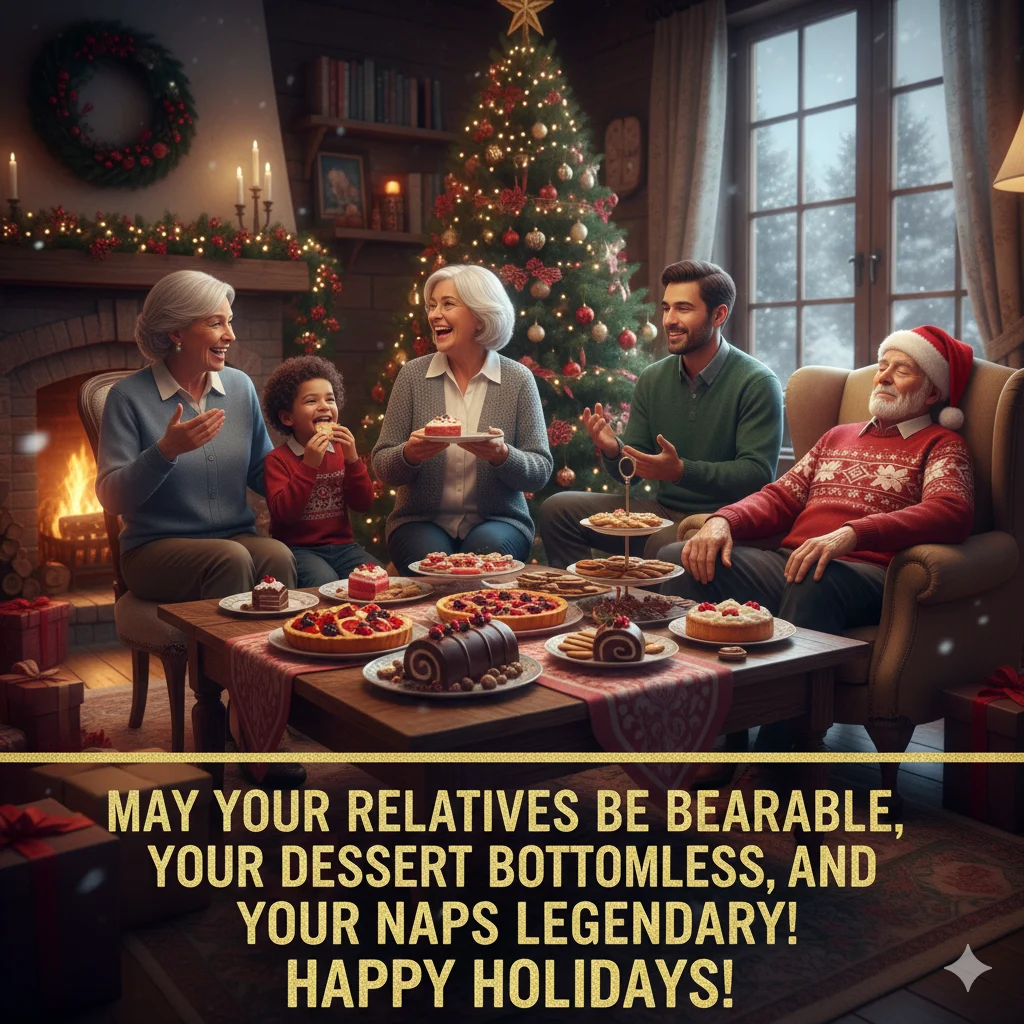 merry christmas and happy holidays wishes