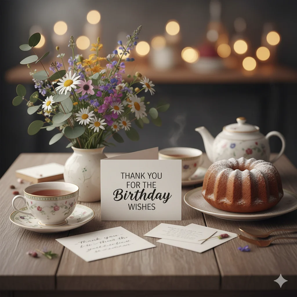 how to say thank you for birthday wishes