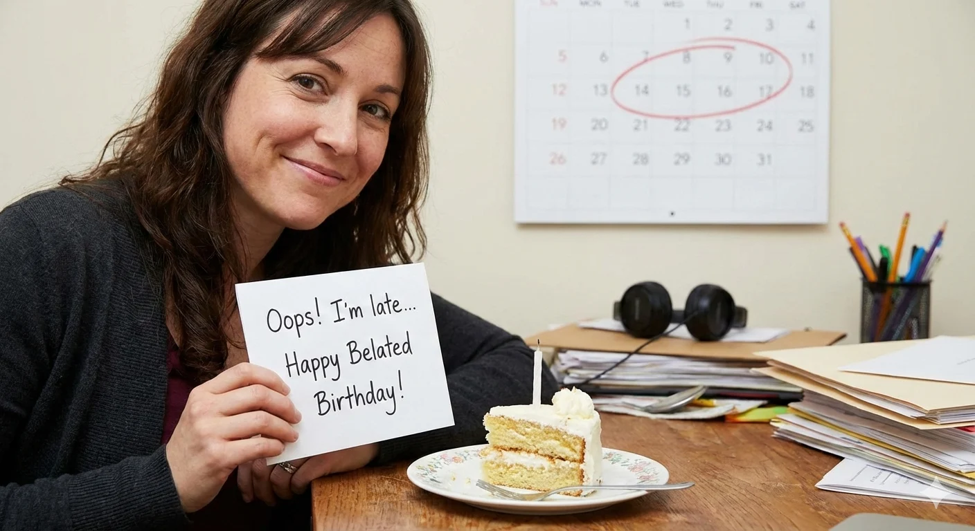 female belated birthday wishes