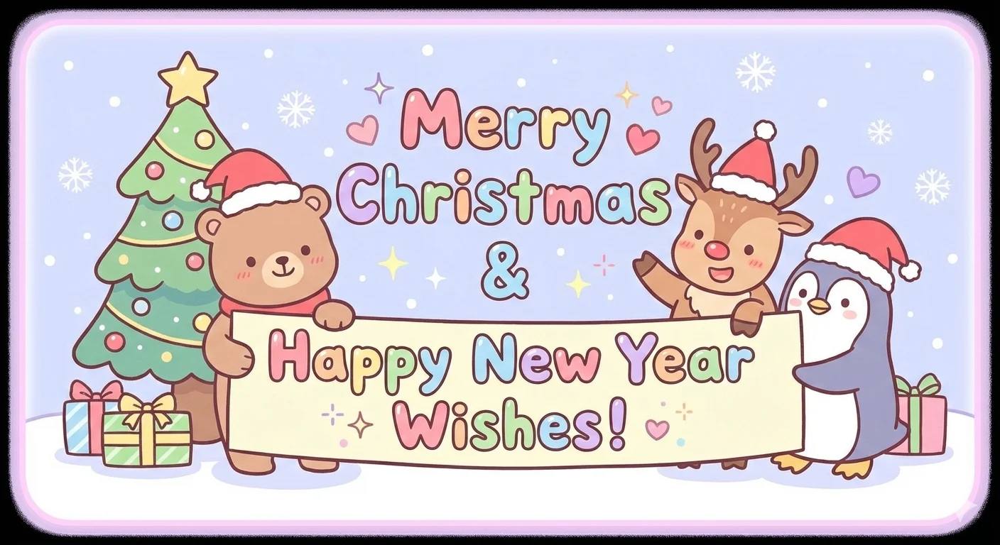 cute merry christmas wishes gif