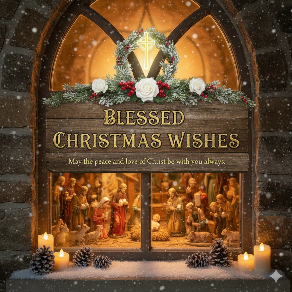 religious blessed christmas wishes