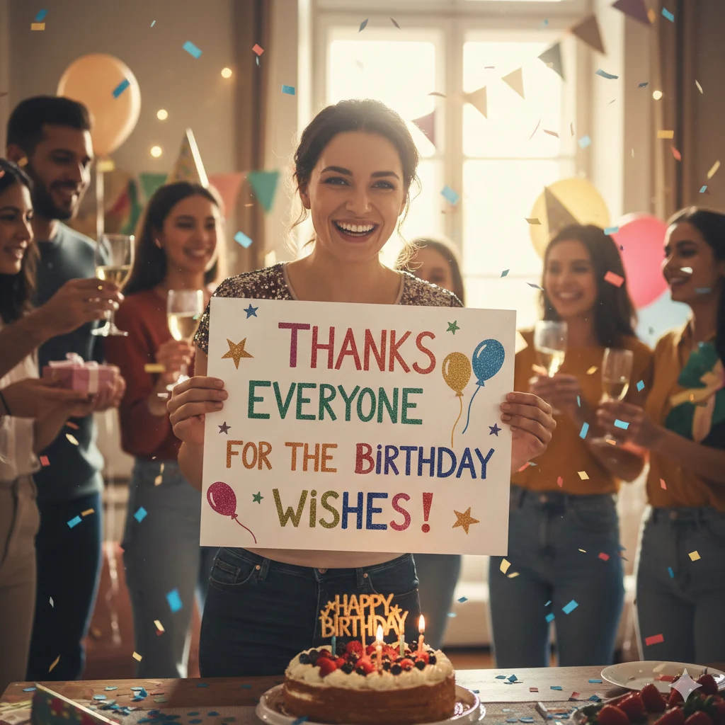 thanks everyone for the birthday wishes