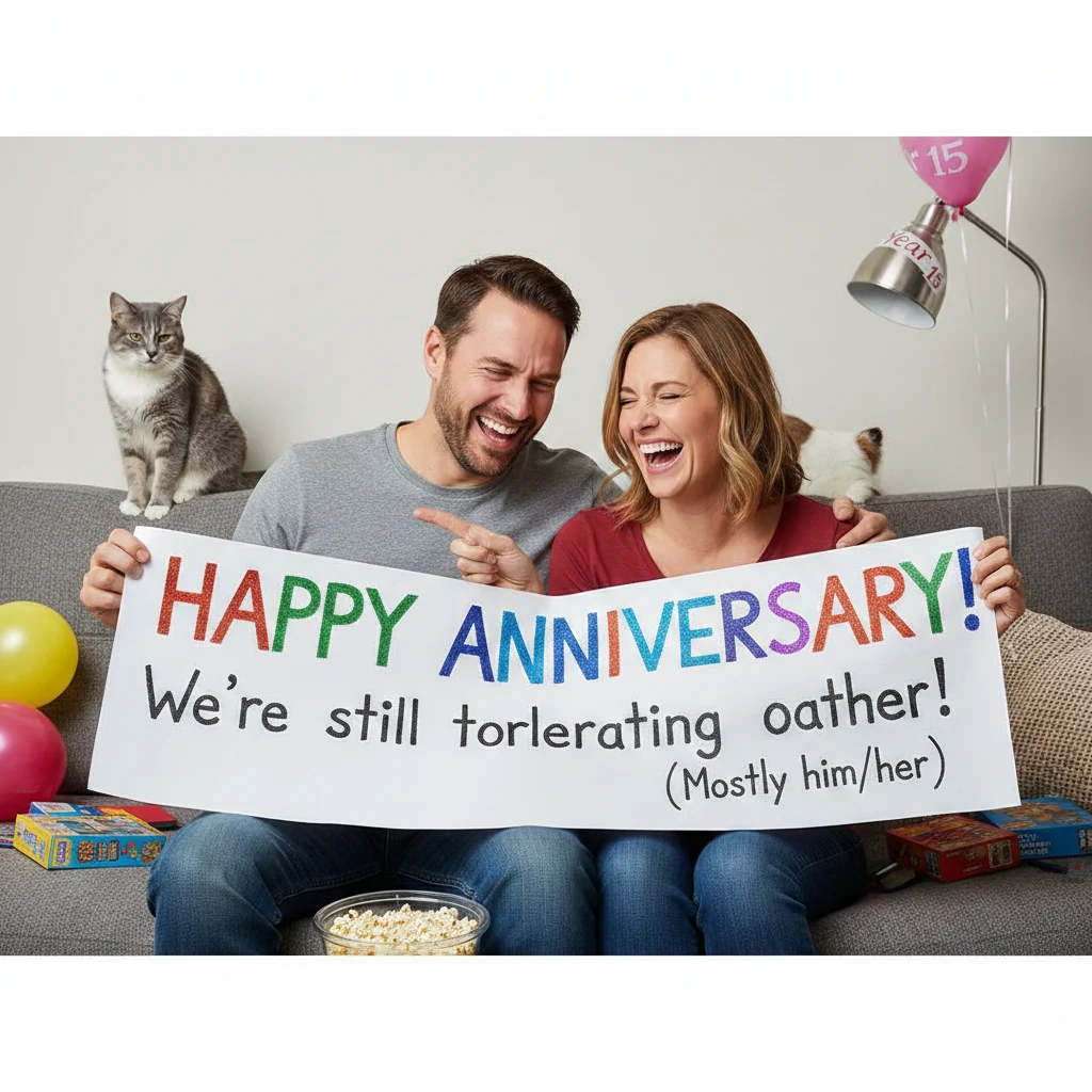 short funny anniversary wishes for couple