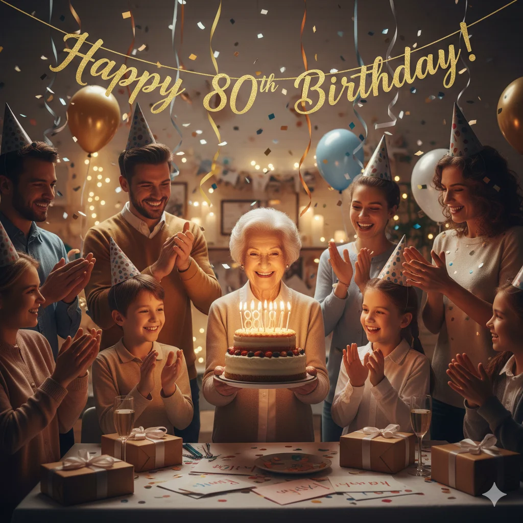 happy 80th birthday wishes