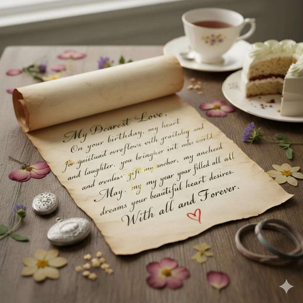 heart touching birthday wishes for love