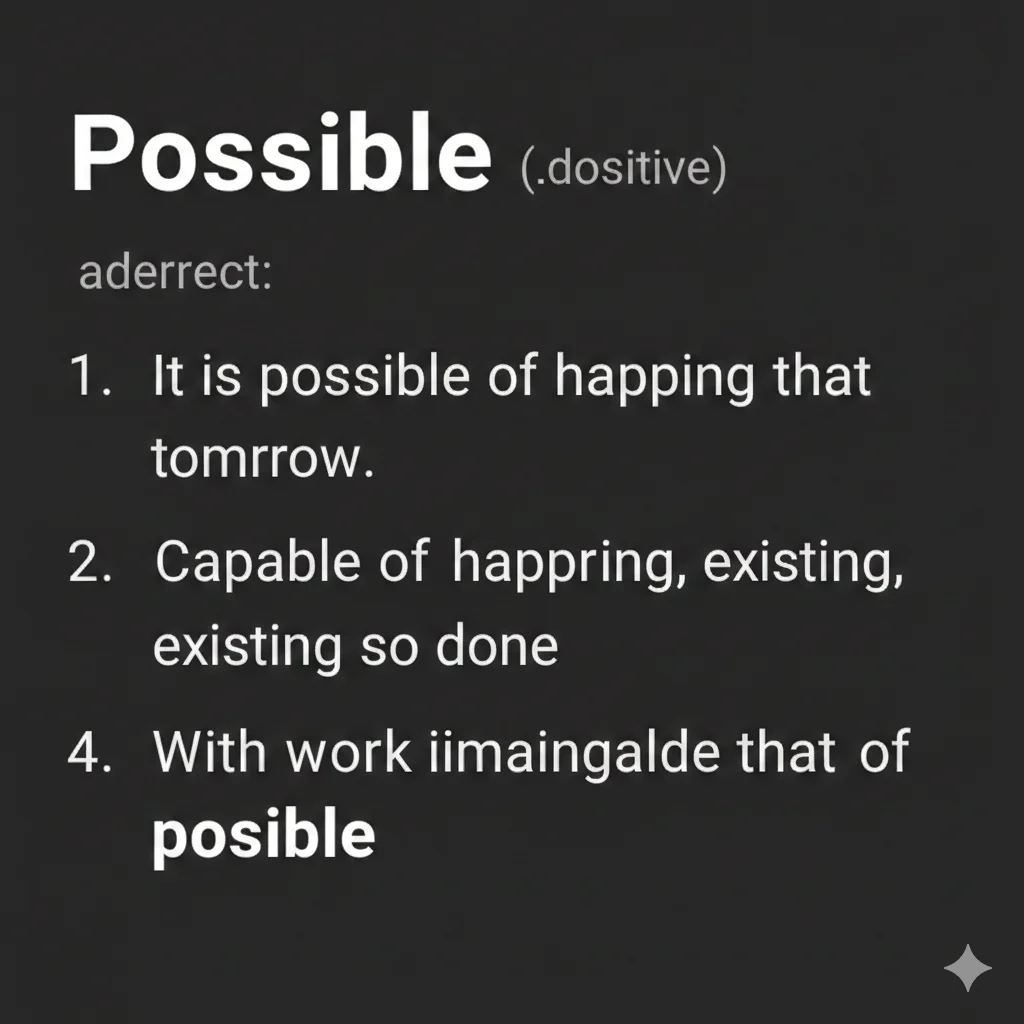 posible or possible