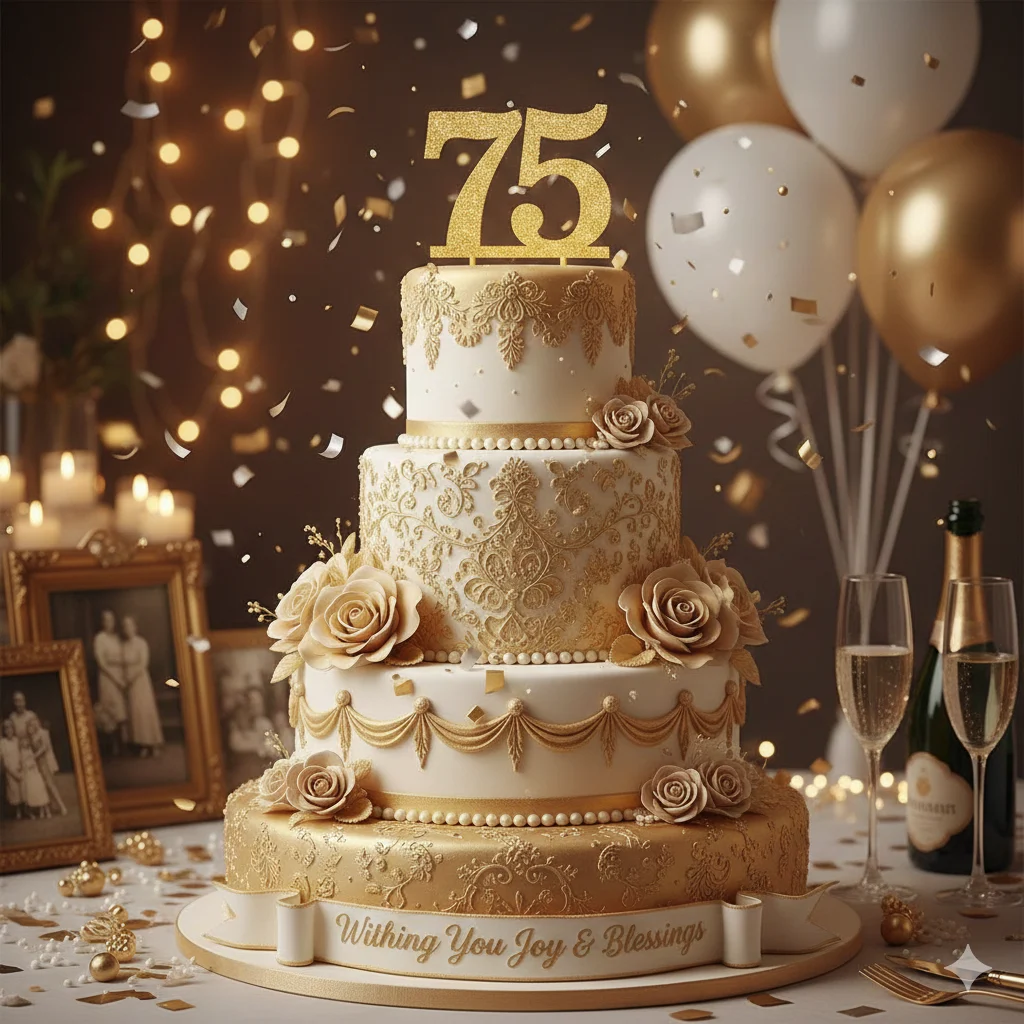 75th birthday wishes