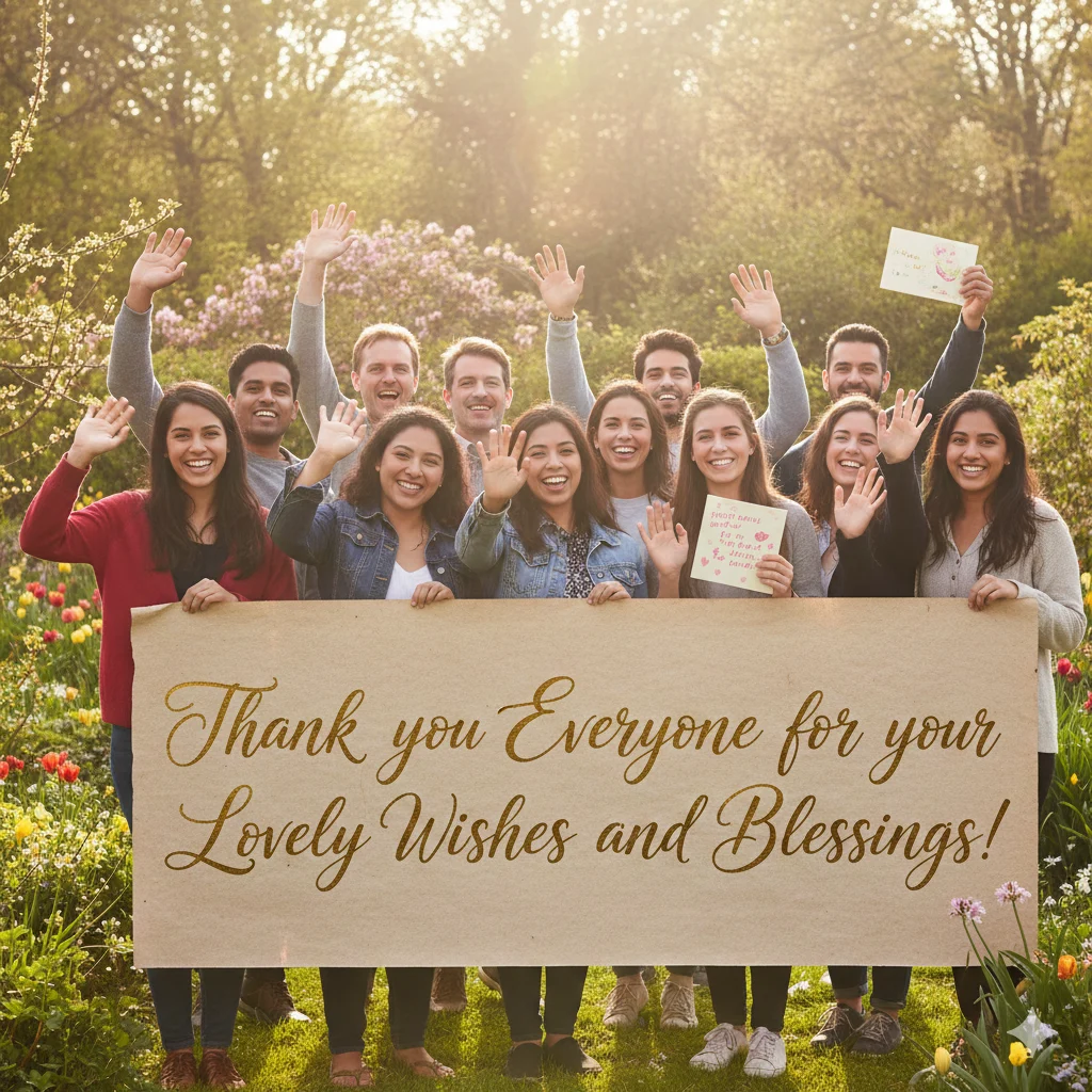 thank you everyone for your lovely wishes and blessings