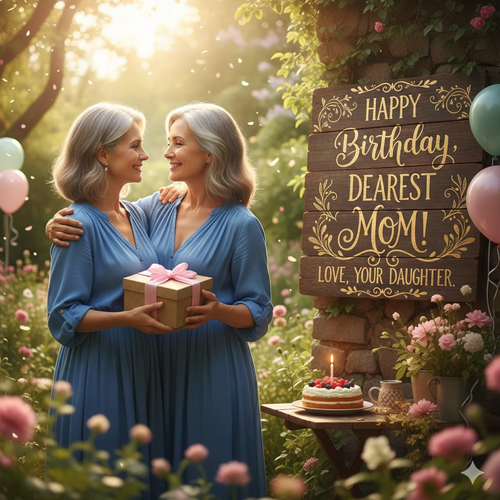 birthday wishes for mom from daughter