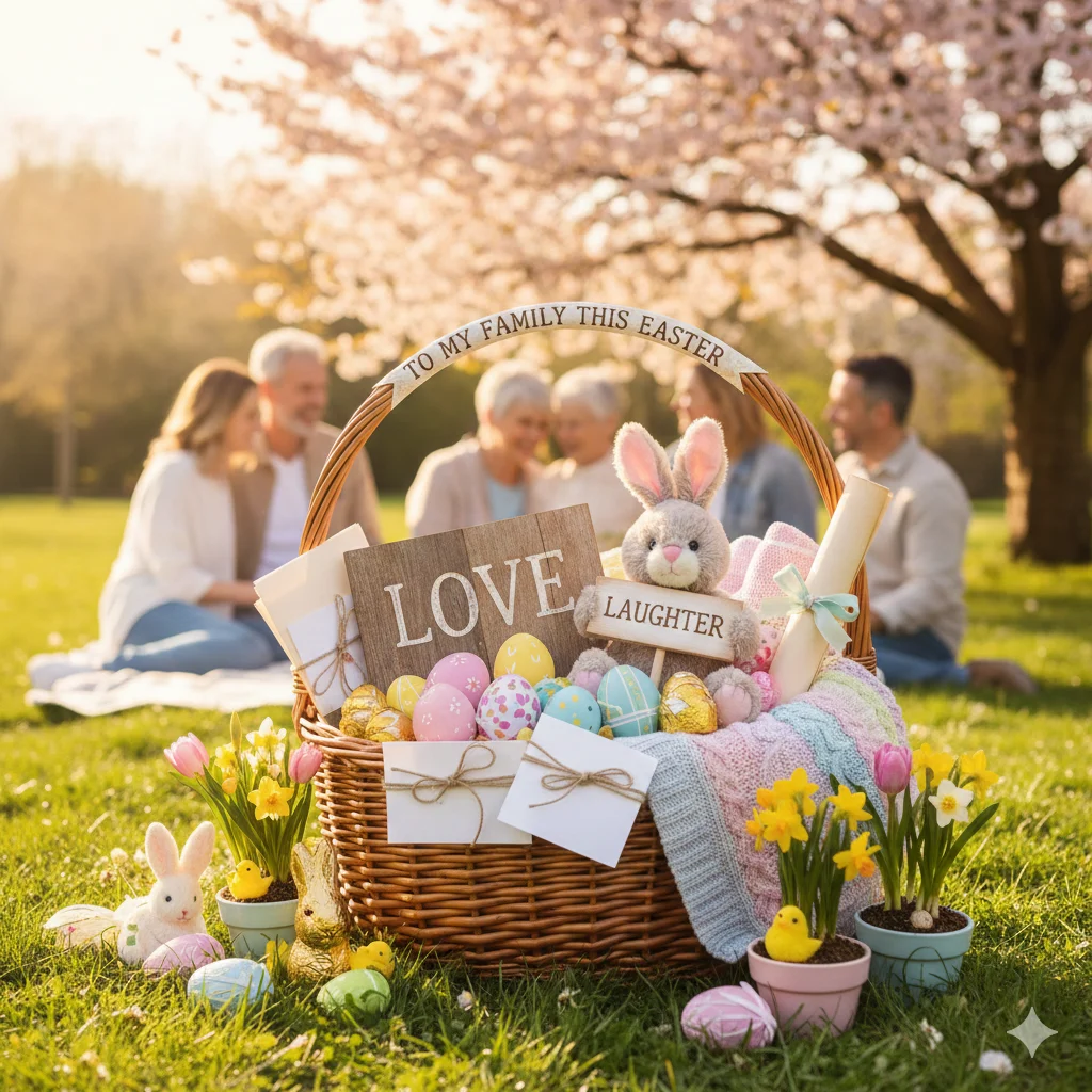 family happy easter wishes