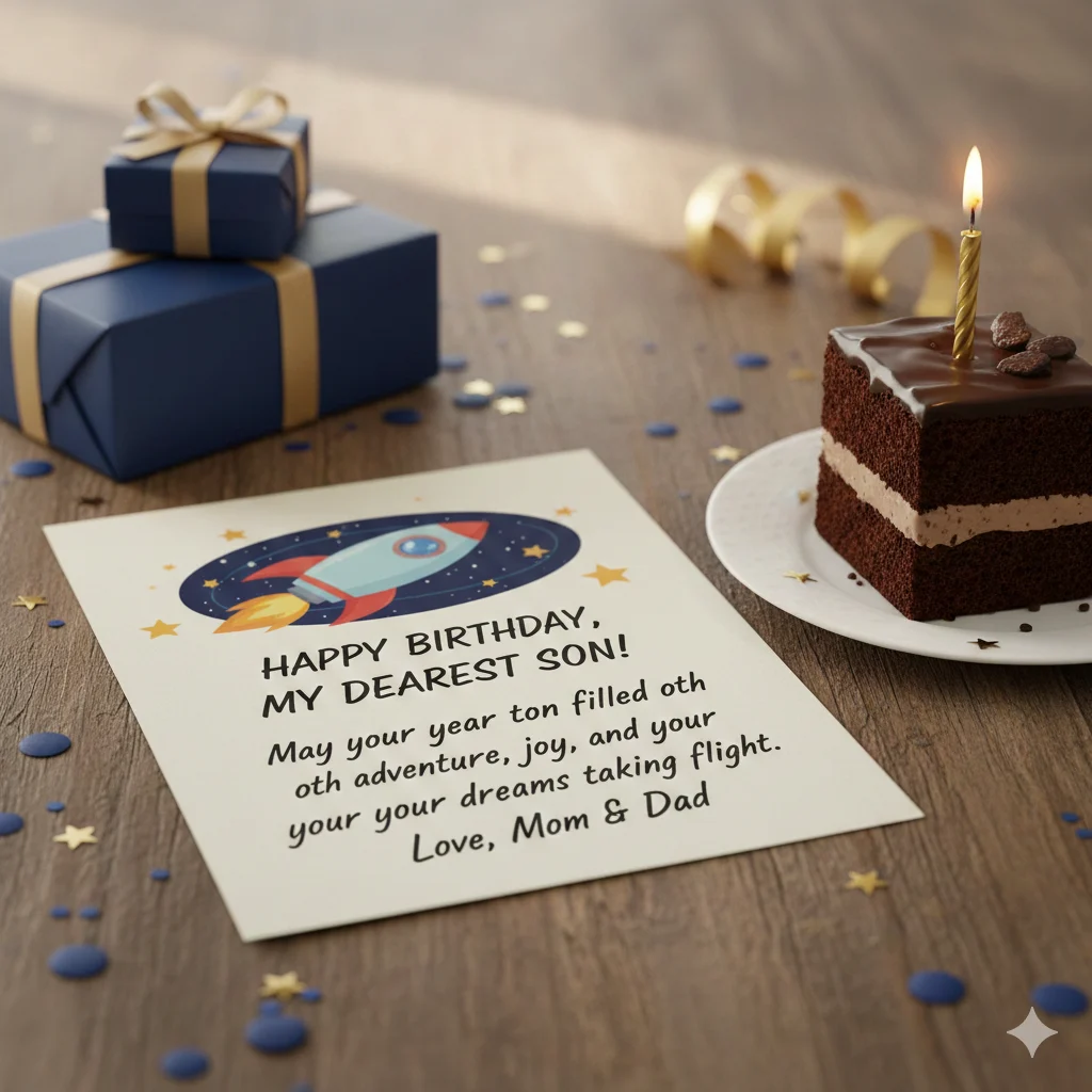 birthday wishes to my son