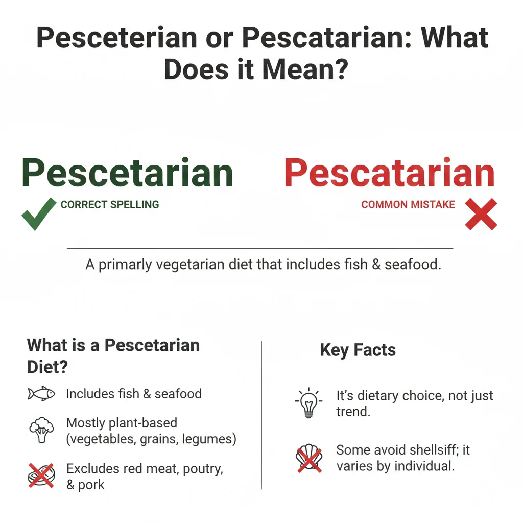 pescetarian or pescatarian
