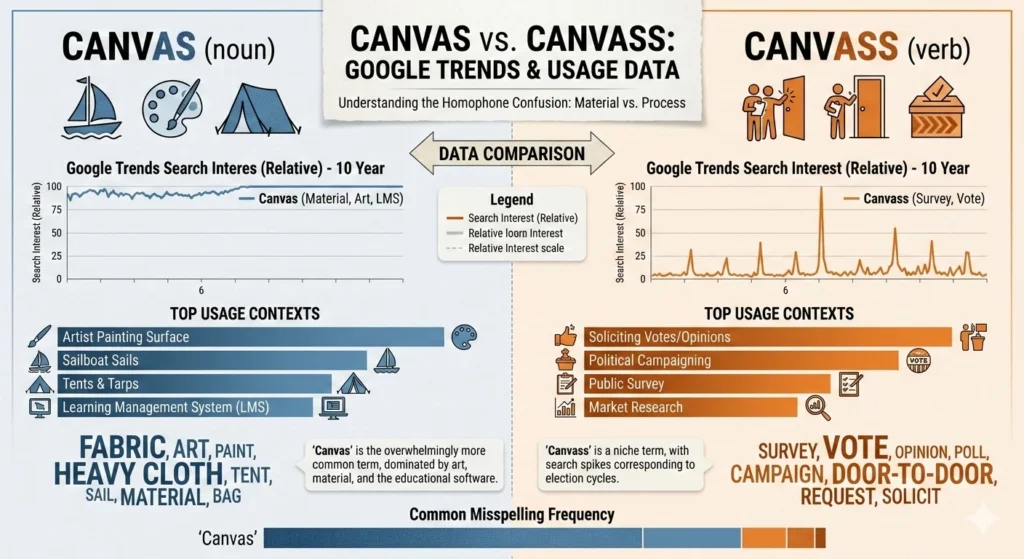 canvas or canvass