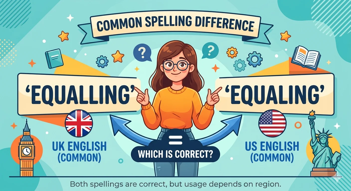 equalling or equaling