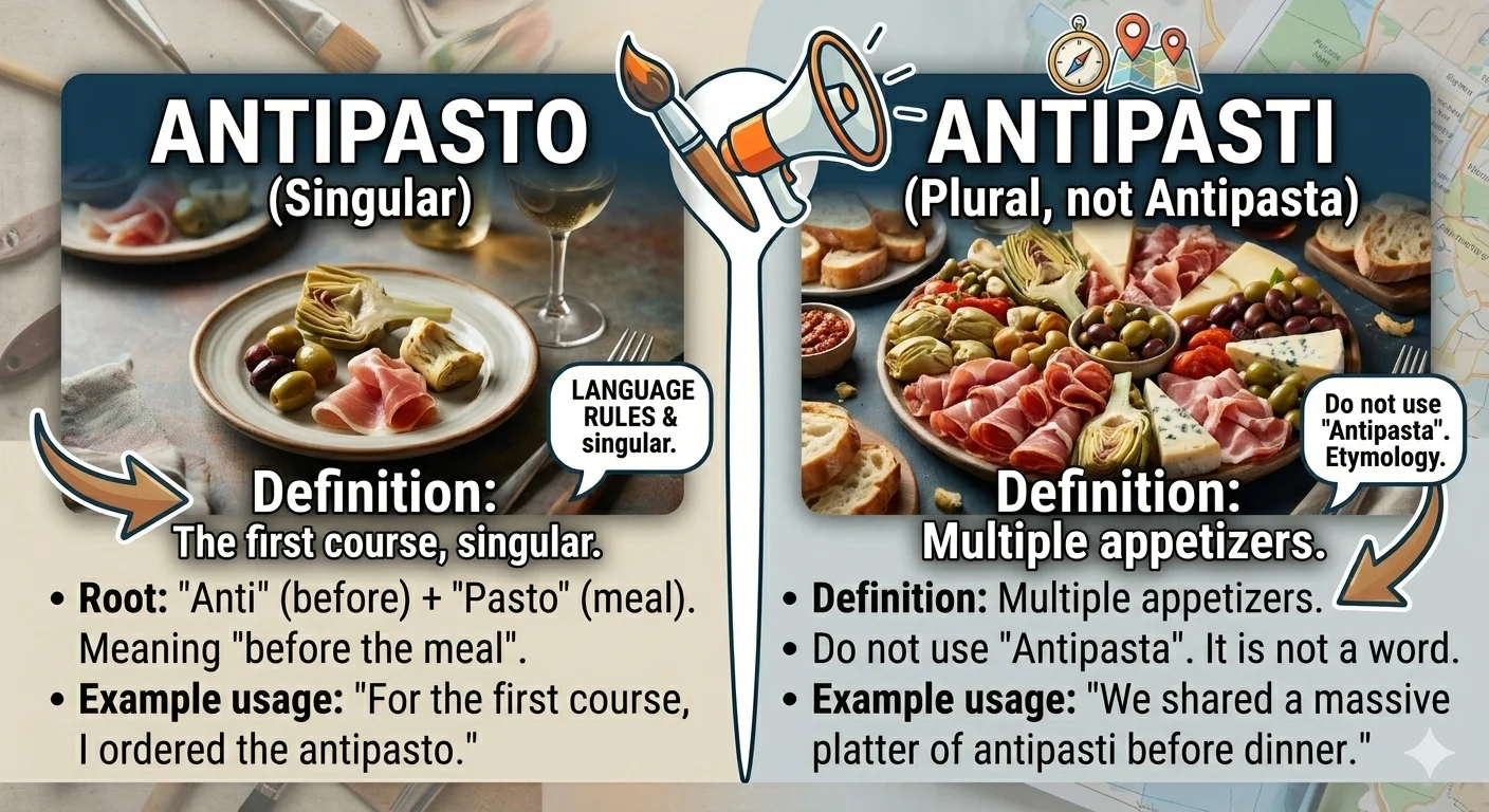 antipasto or antipasta