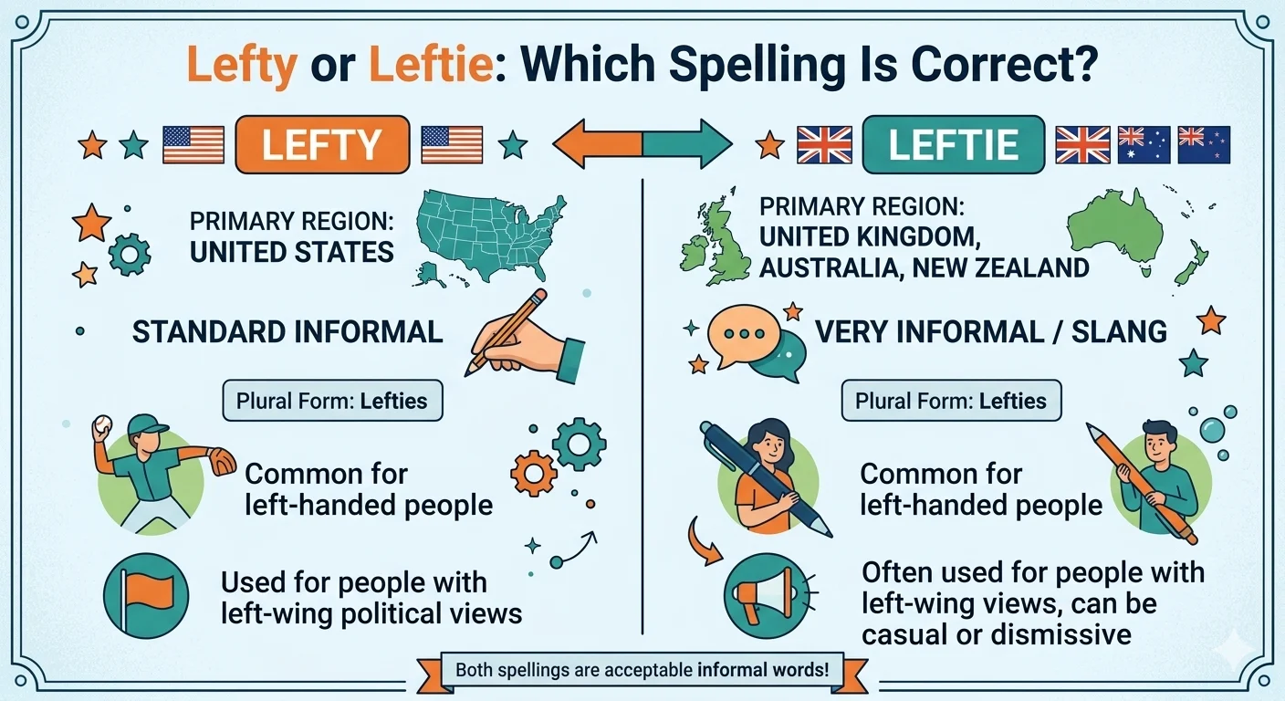 lefty or leftie