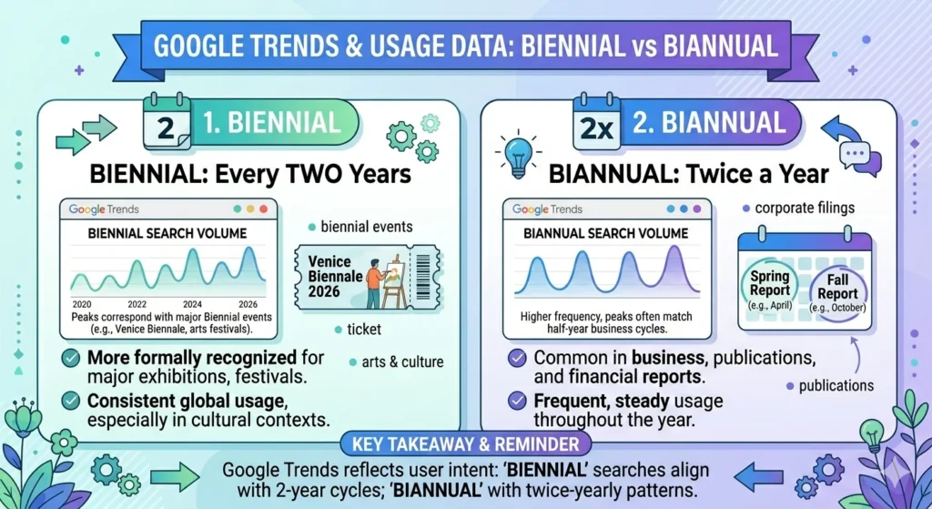 biennial or biannual