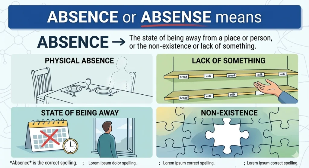 absence or absense