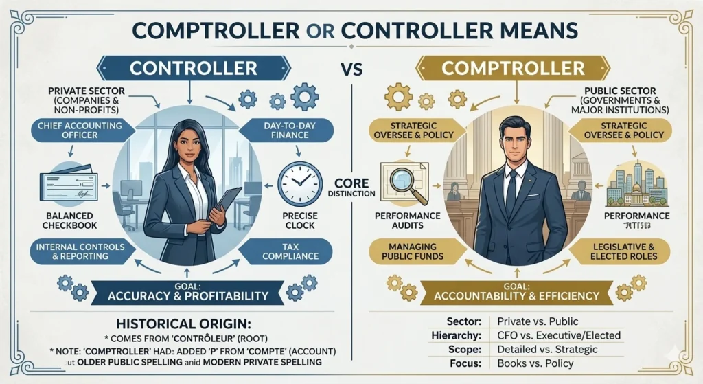 comptroller or controller