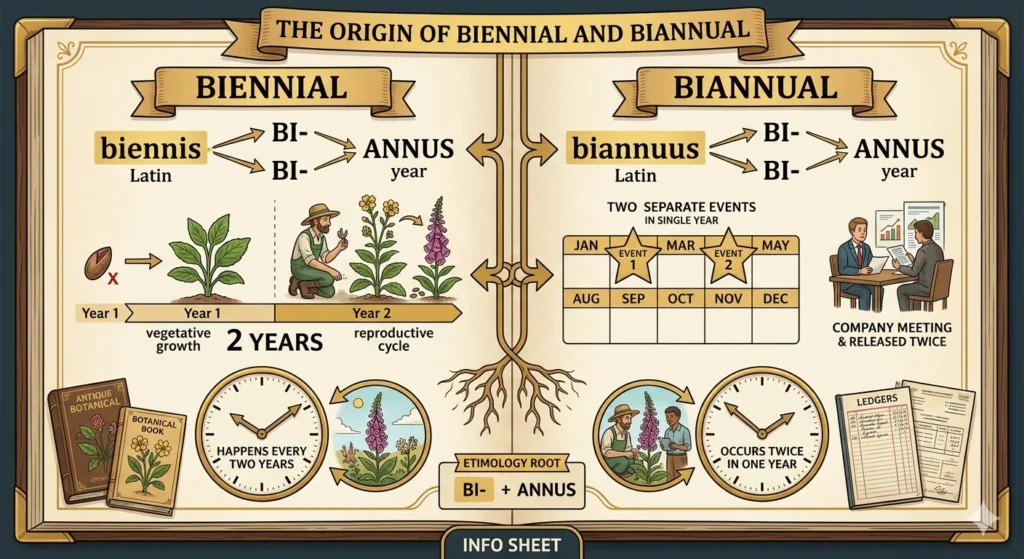 biennial or biannual
