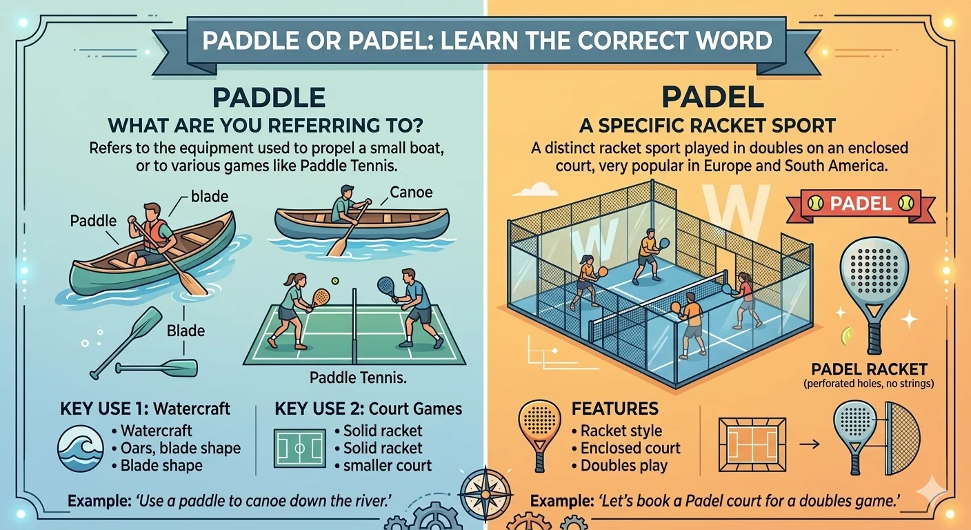 paddle or padel