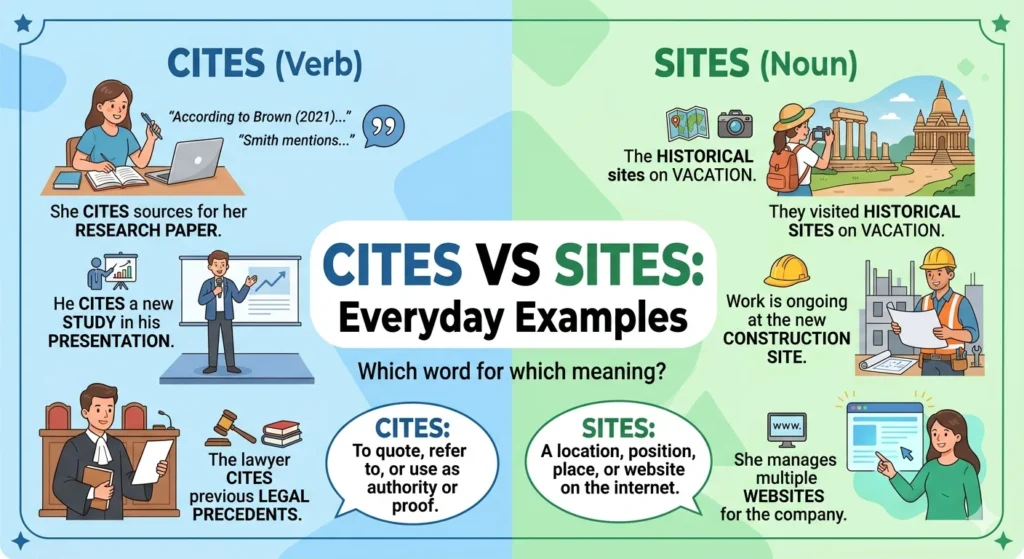 cites or sites